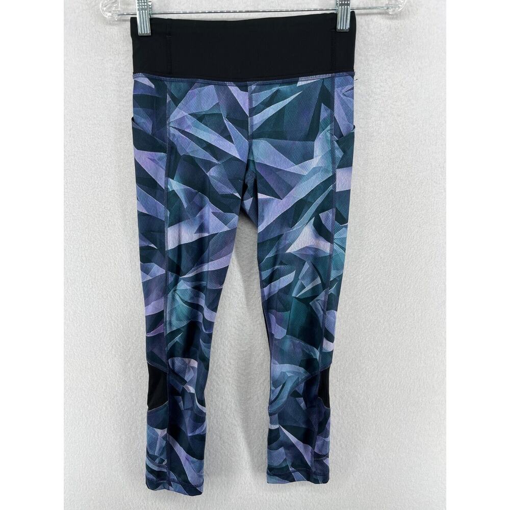 Lululemon Leggings Womens Inspire Crop Geometric Stretch Gym
